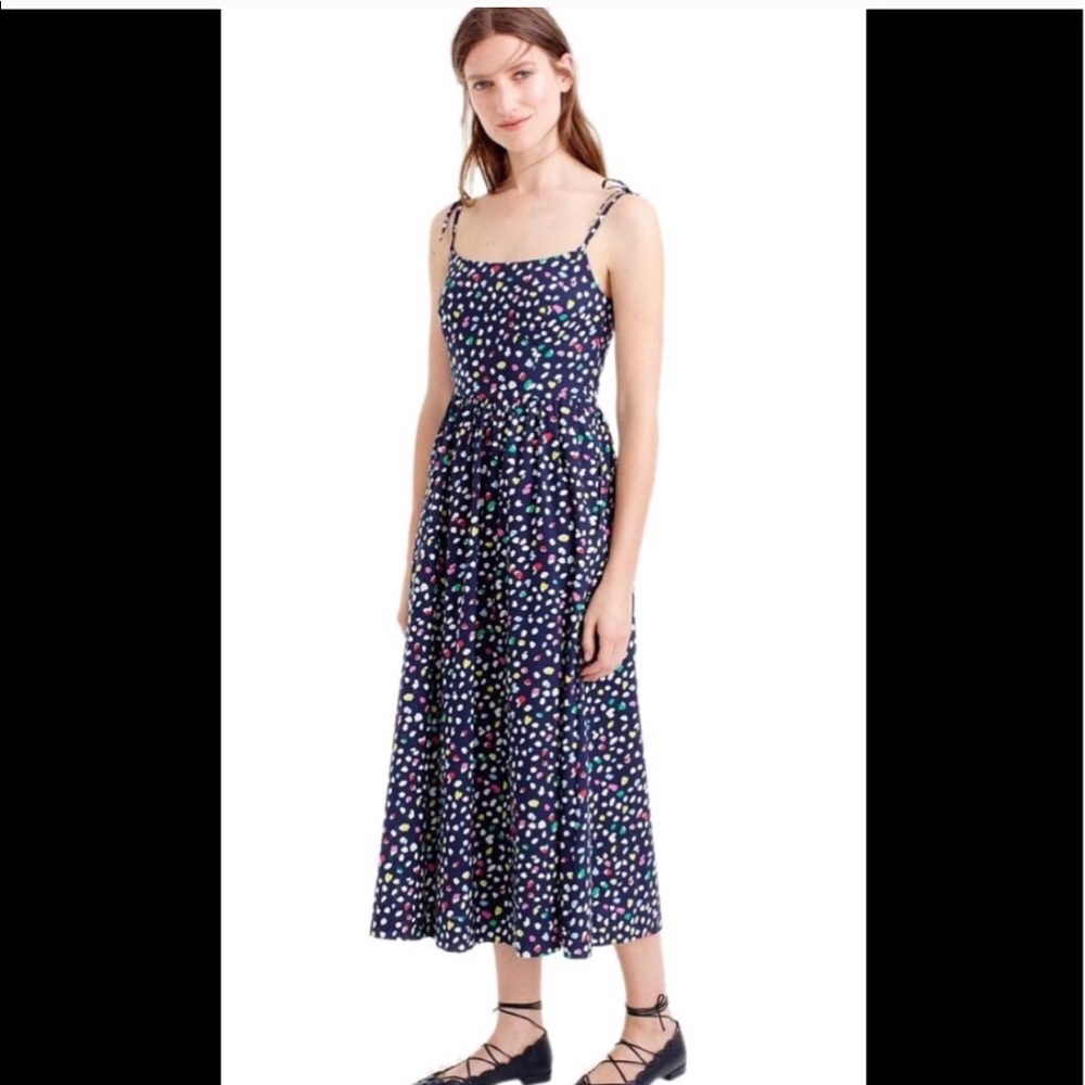 J. Crew Ratti Cat print dress 4P